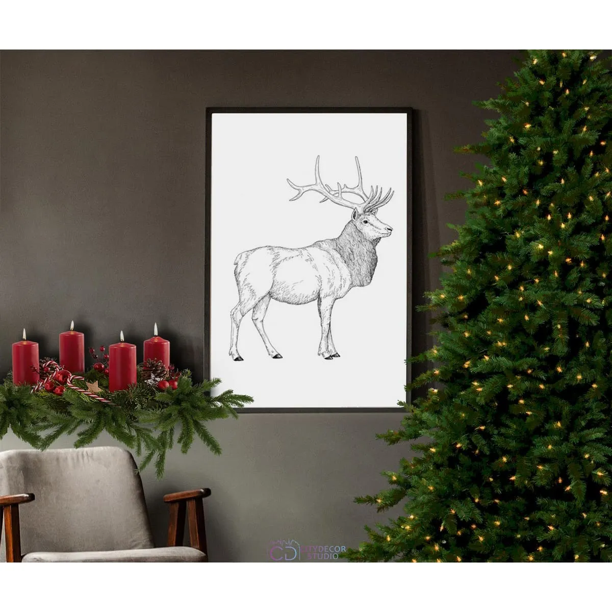 Постер Citydecor New Year арт. 11 (1 постер 40x60 см без рамы)