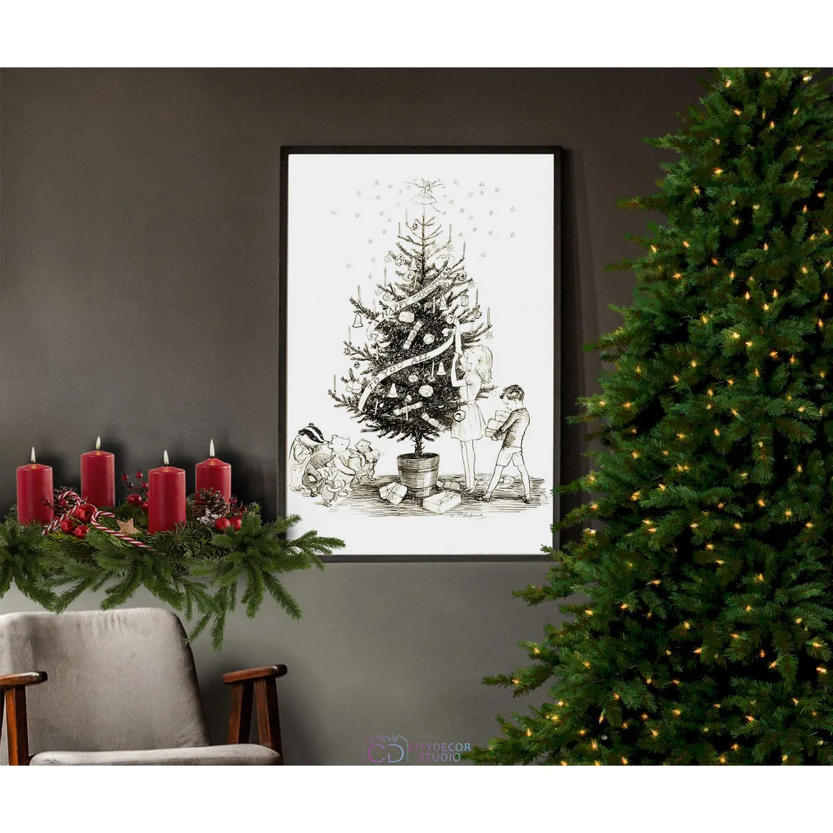 Постер Citydecor New Year арт. 8 (1 постер 40x60 см без рамы)