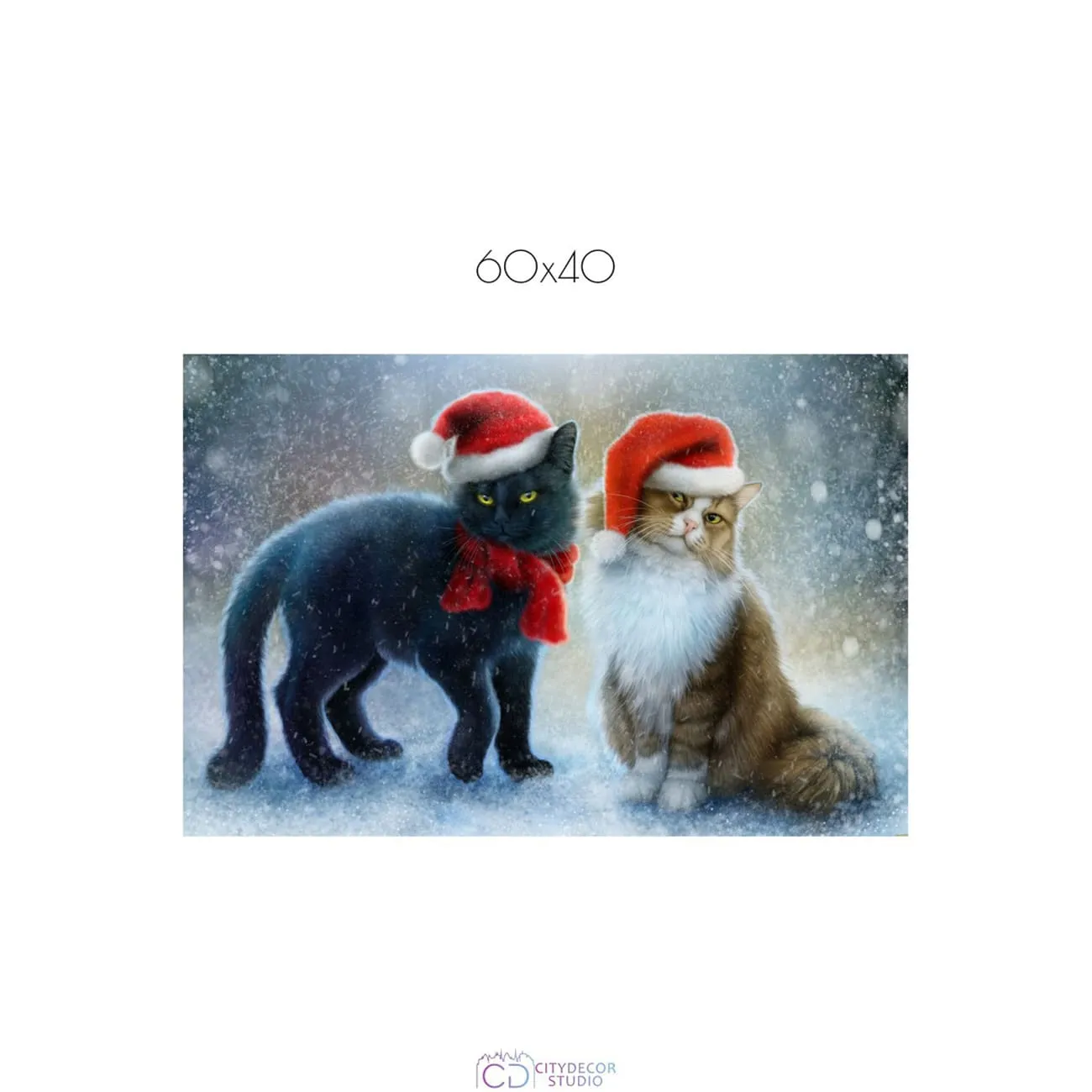 Постер Citydecor New Year арт. 9 (1 постер 40x60 см без рамы)