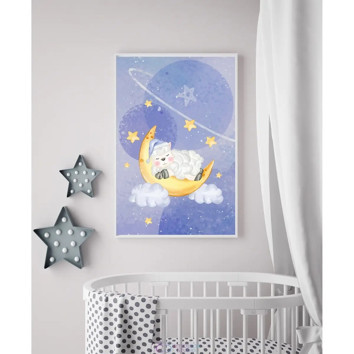 Дизайнерский постер Citydecor Овечки арт. 19 (1 постер 40x60 см без рамы)