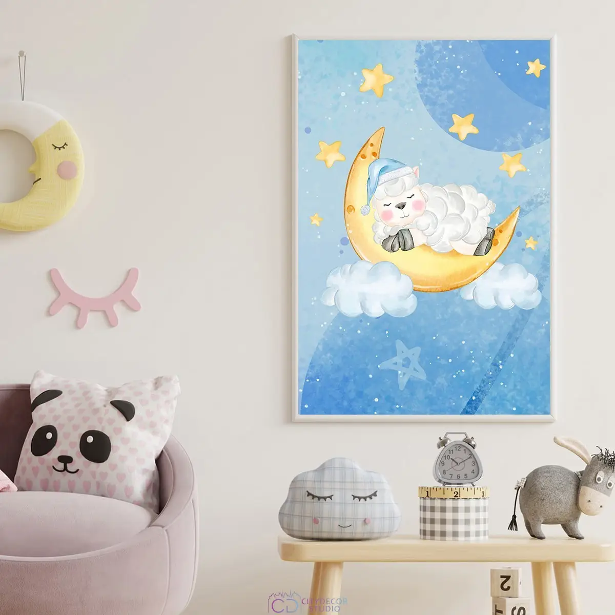 Дизайнерский постер Citydecor Овечки арт. 21 (1 постер 40x60 см без рамы)
