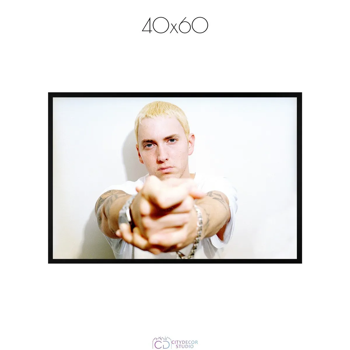 Постер Citydecor Eminem арт. 1 (1 постер 40x60 см без рамы)
