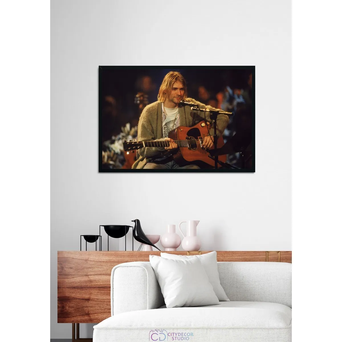 Постер Citydecor Kurt Cobain арт. 1 (1 постер 40x60 см без рамы)