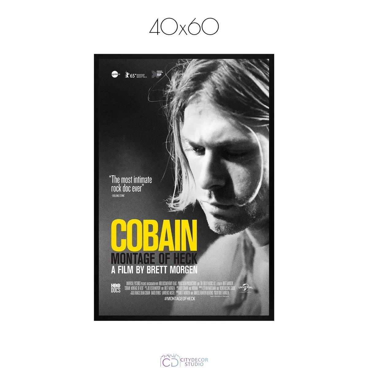 Постер Citydecor Kurt Cobain арт. 2 (1 постер 40x60 см без рамы)