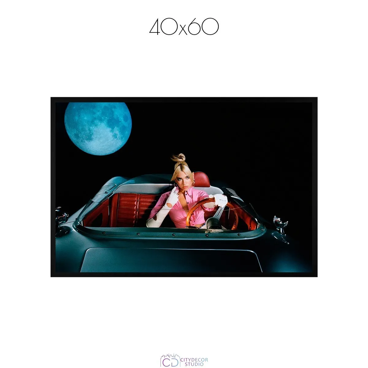 Постер Citydecor Dua Lipa арт. 2 (1 постер 40x60 см без рамы)