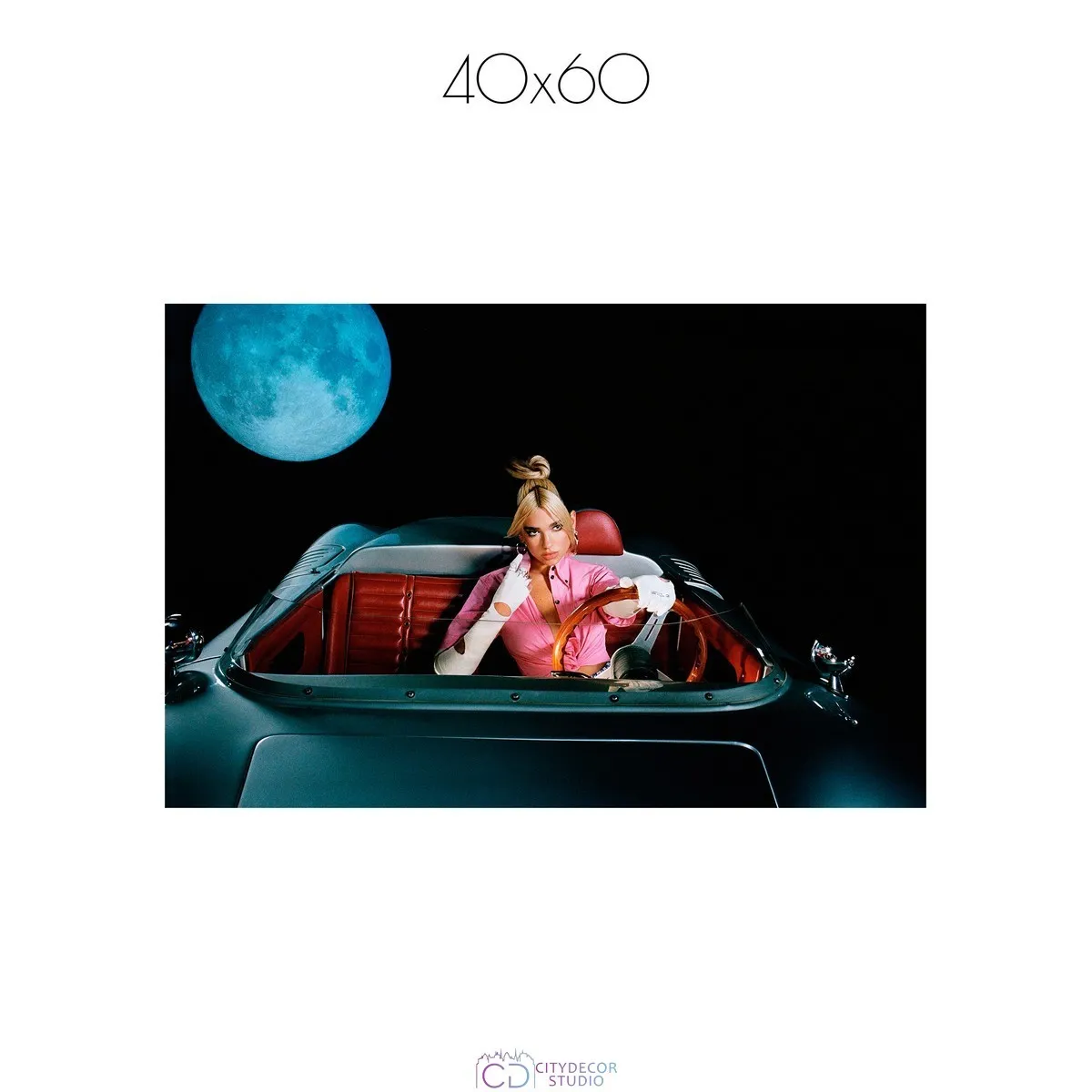 Постер Citydecor Dua Lipa арт. 2 (1 постер 40x60 см без рамы)