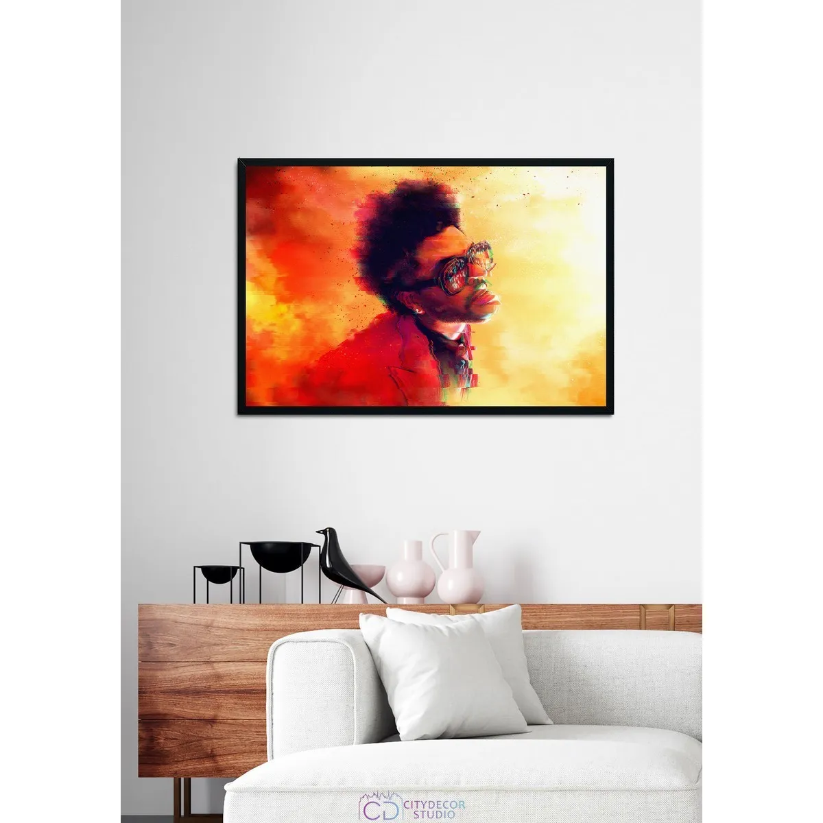 Постер Citydecor Weeknd арт. 1 (1 постер 40x60 см без рамы)