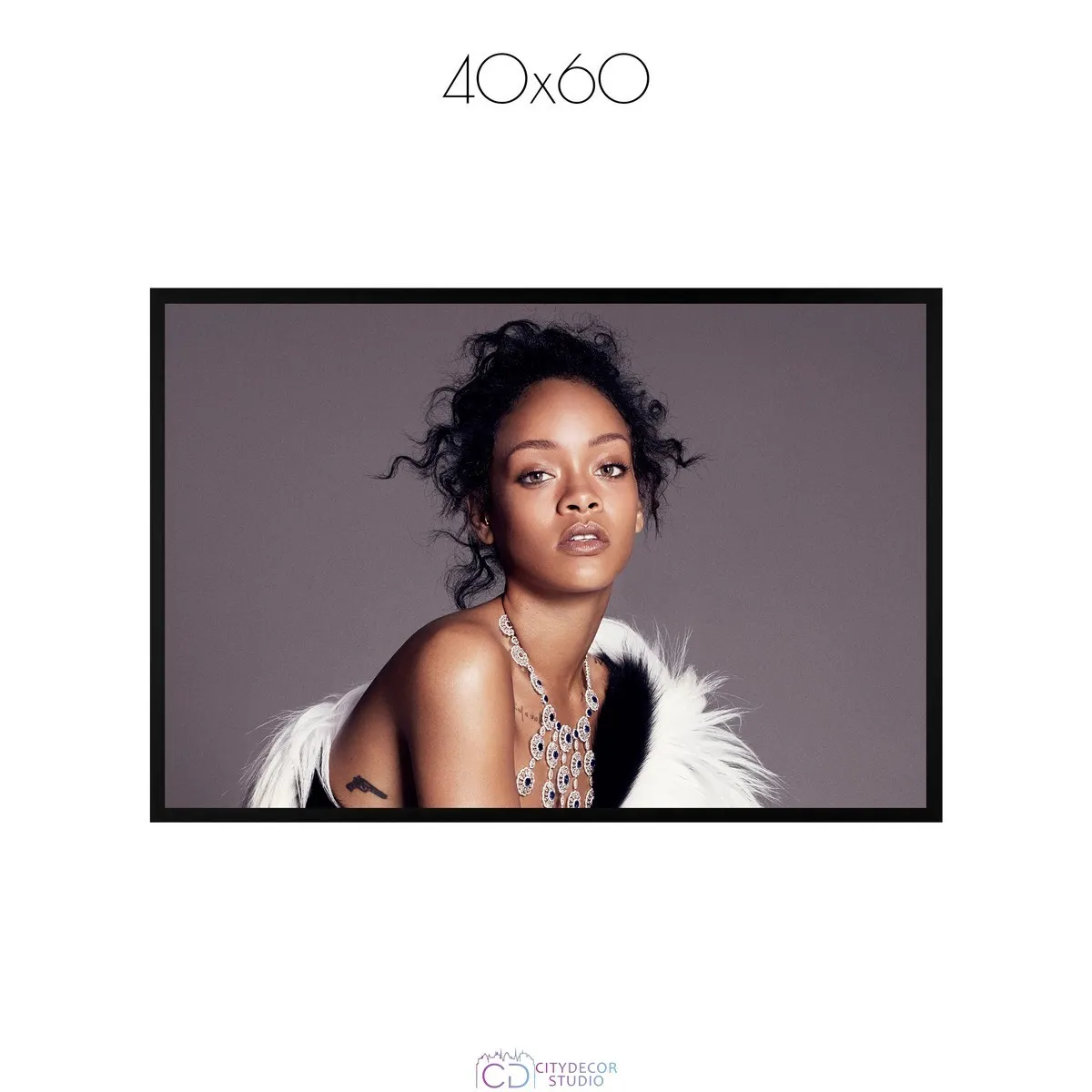 Постер Citydecor Rihanna арт. 1 (1 постер 40x60 см без рамы)