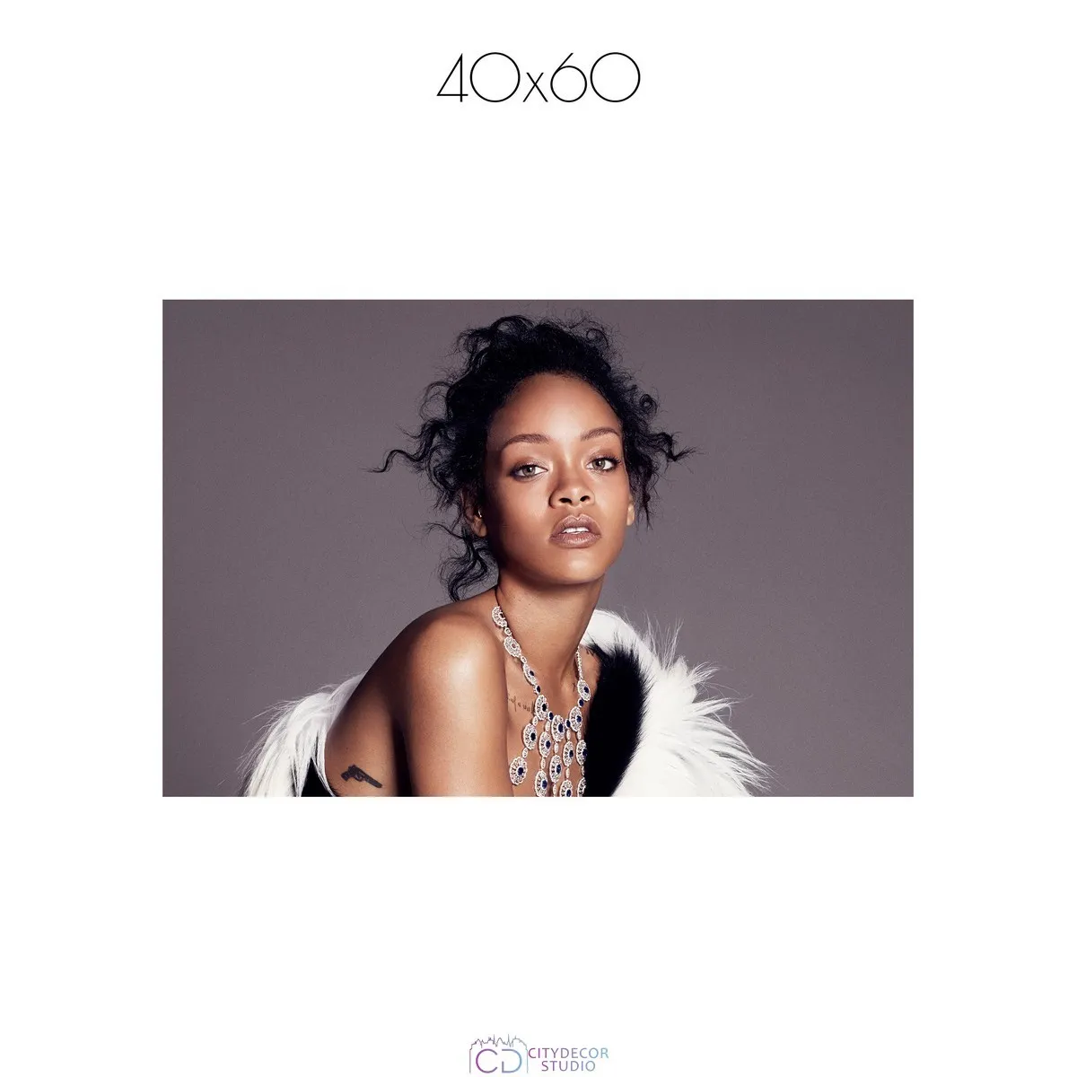 Постер Citydecor Rihanna арт. 1 (1 постер 40x60 см без рамы)