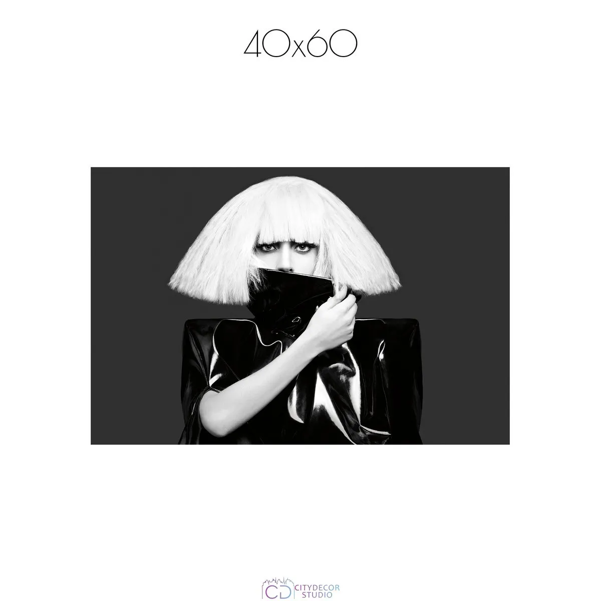 Постер Citydecor Lady Gaga арт. 1 (1 постер 40x60 см без рамы)