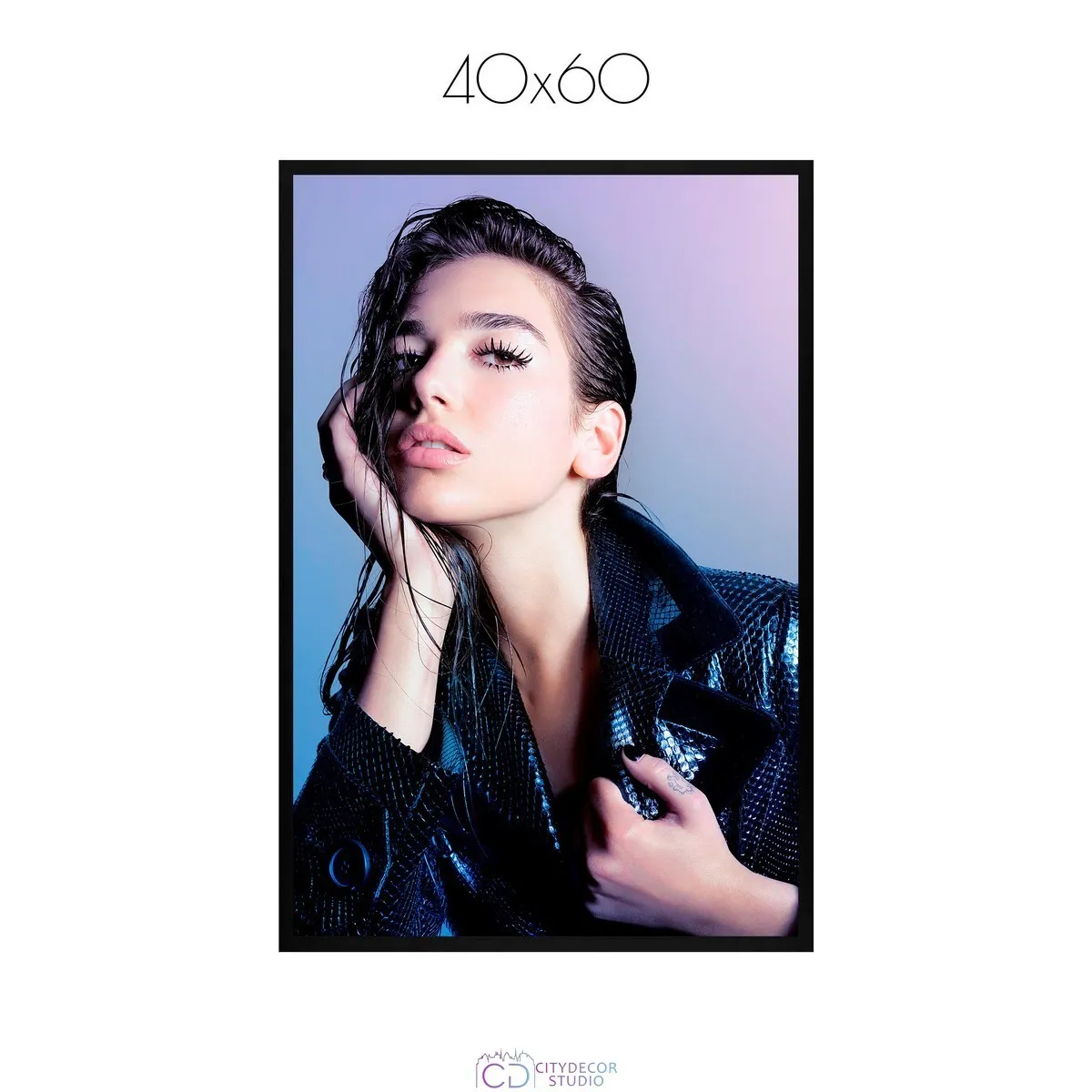 Постер Citydecor Dua Lipa арт. 1 (1 постер 40x60 см без рамы)