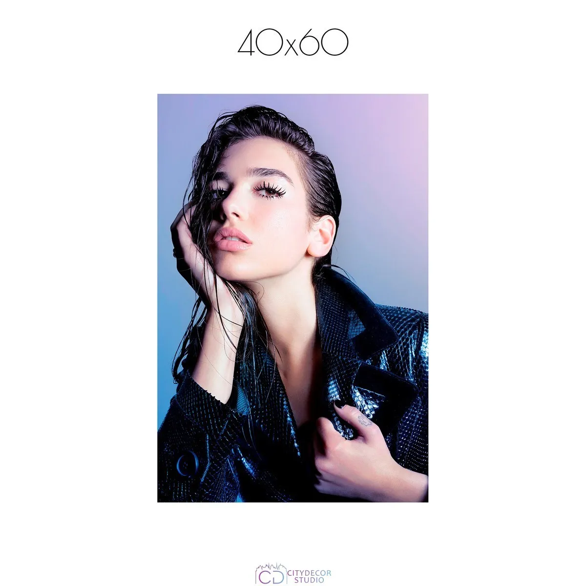 Постер Citydecor Dua Lipa арт. 1 (1 постер 40x60 см без рамы)