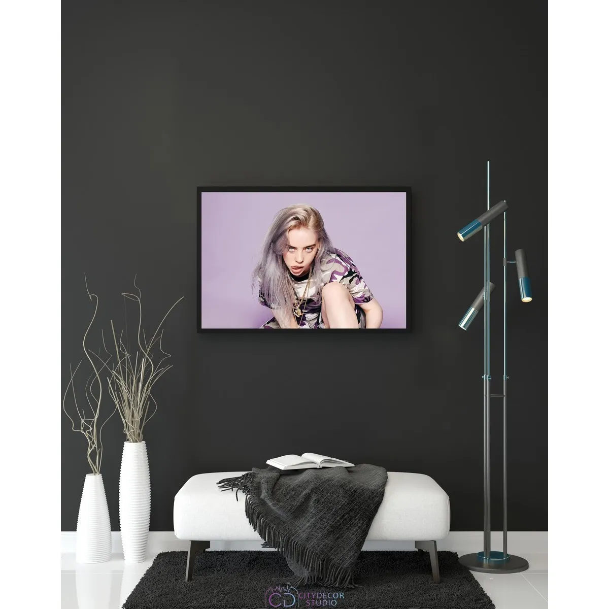 Постер Citydecor Billie Eilish арт. 1 (1 постер 40x60 см без рамы)
