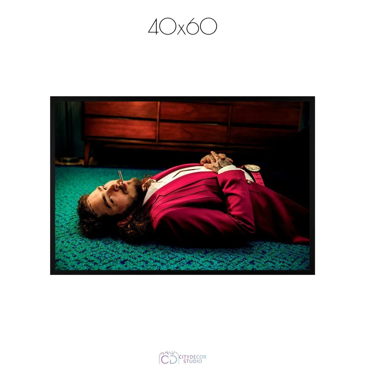 Постер Citydecor Post Malone арт. 2 (1 постер 40x60 см без рамы)