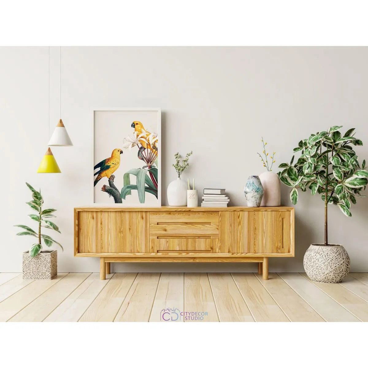 Постер Citydecor Попугайчики арт. 1 (1 постер 40x60 см без рамы)