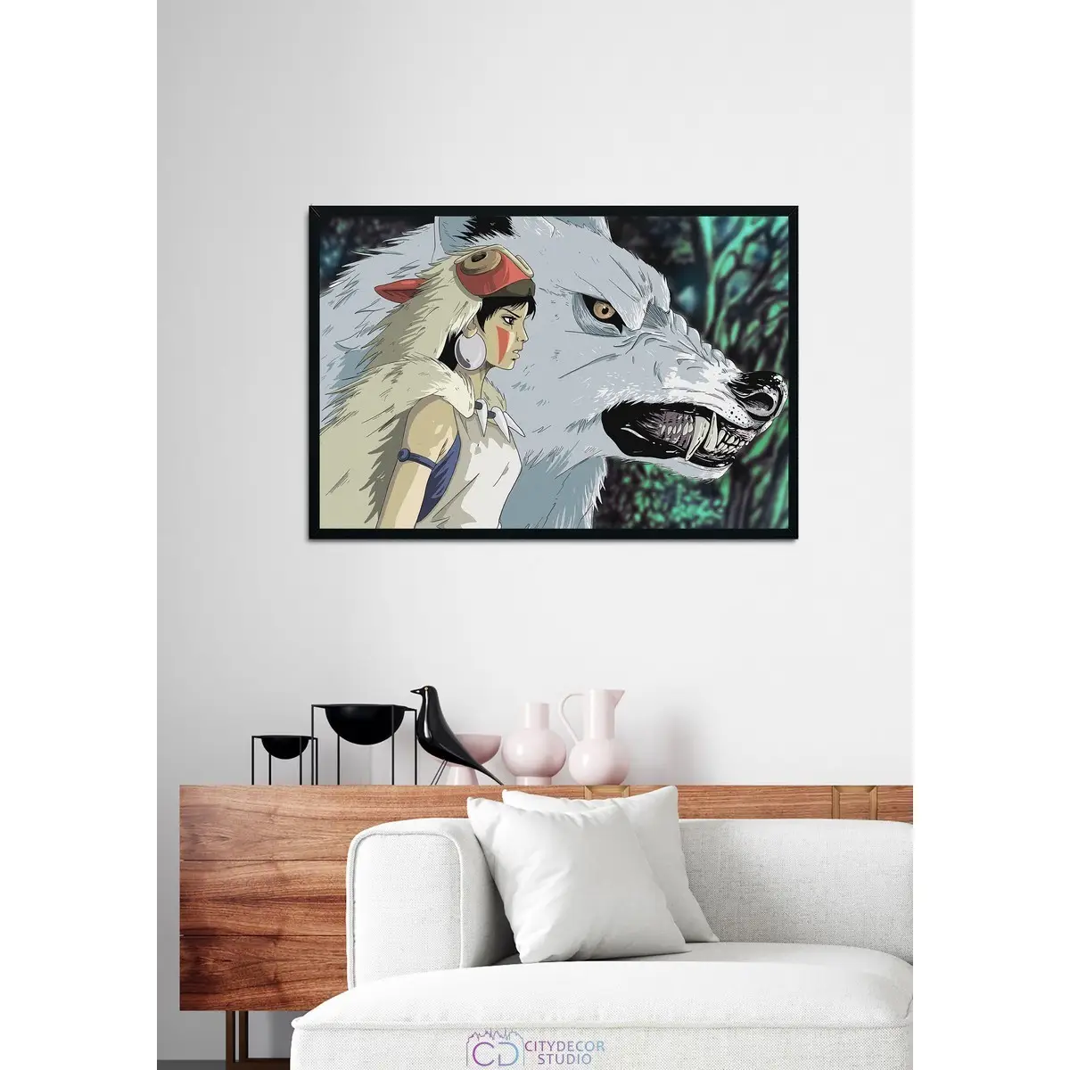 Постер Citydecor Принцесса Мононоке арт. 1 (1 постер 40x60 см без рамы)