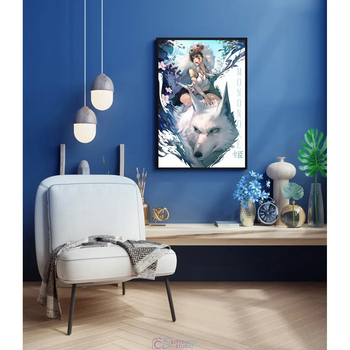Постер Citydecor Принцесса Мононоке арт. 2 (1 постер 40x60 см без рамы)