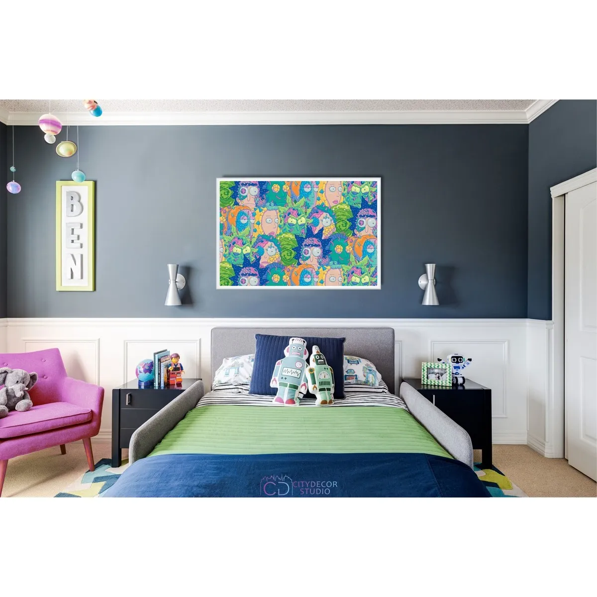 Постер Citydecor Рик и Морти арт. 7 (1 постер 40x60 см без рамы)
