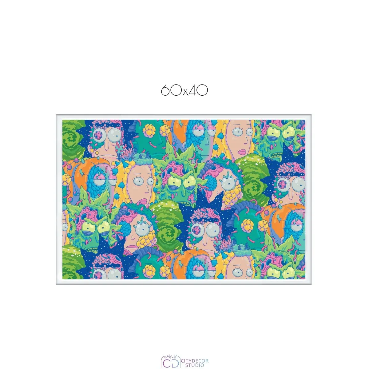 Постер Citydecor Рик и Морти арт. 7 (1 постер 40x60 см без рамы)