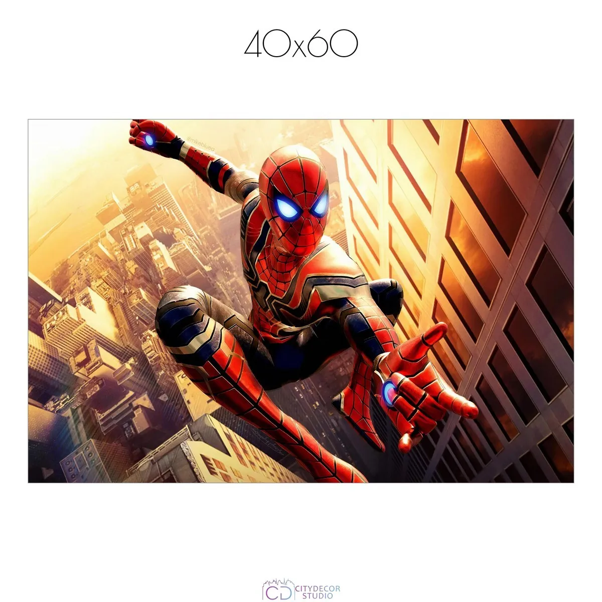 Постер Citydecor Человек-паук арт. 11 (1 постер 40x60 см без рамы)