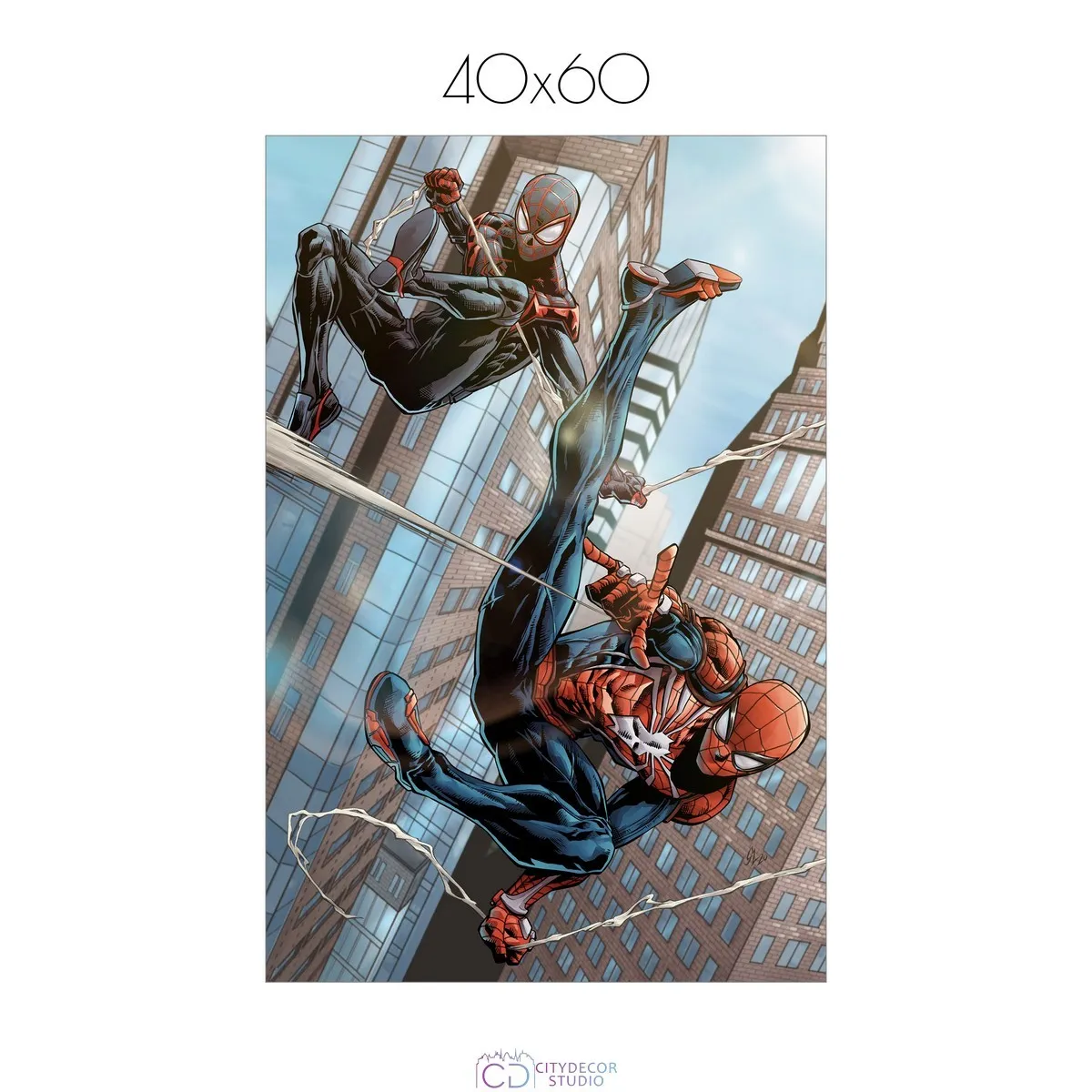 Постер Citydecor Человек-паук арт. 18 (1 постер 40x60 см без рамы)