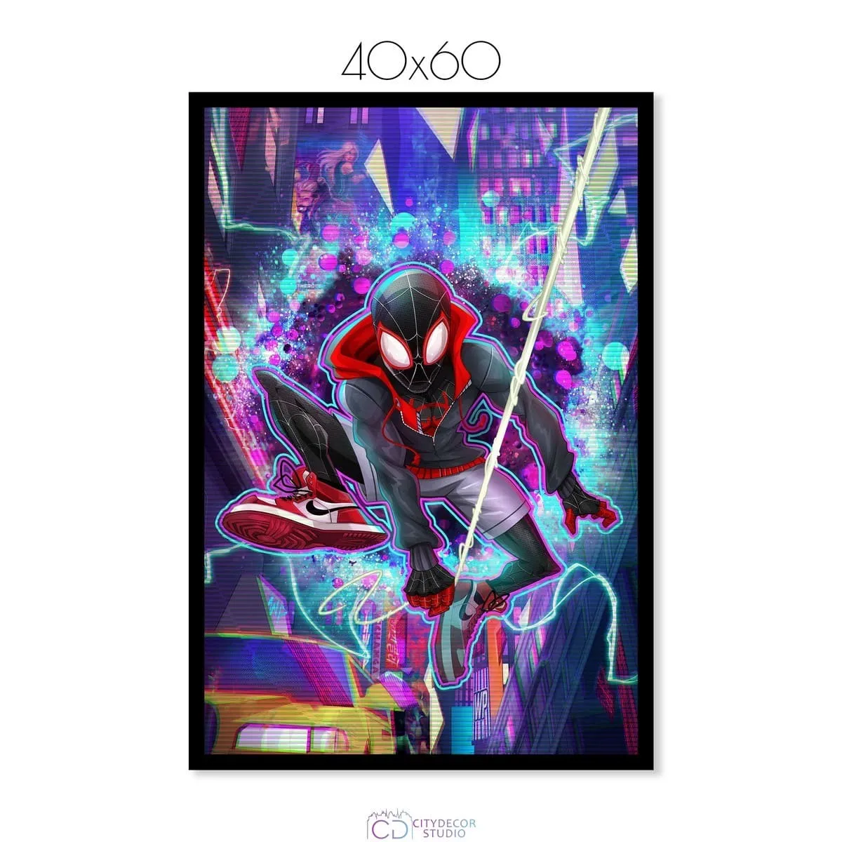 Постер Citydecor Человек-паук арт. 1 (1 постер 40x60 см без рамы)