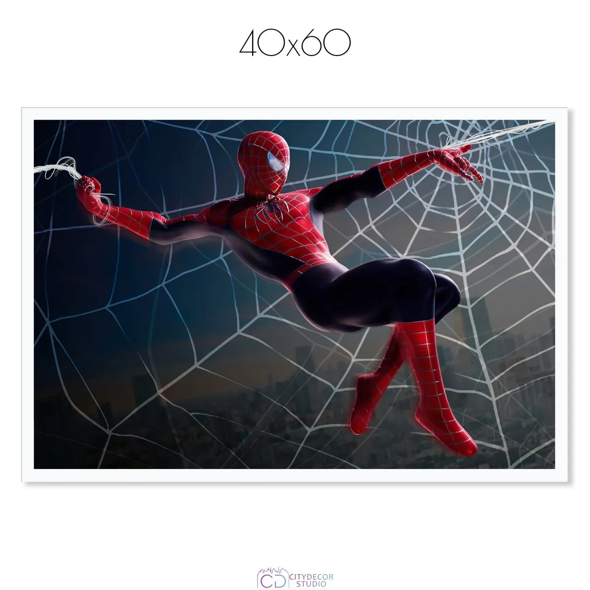 Постер Citydecor Человек-паук арт. 27 (1 постер 40x60 см без рамы)