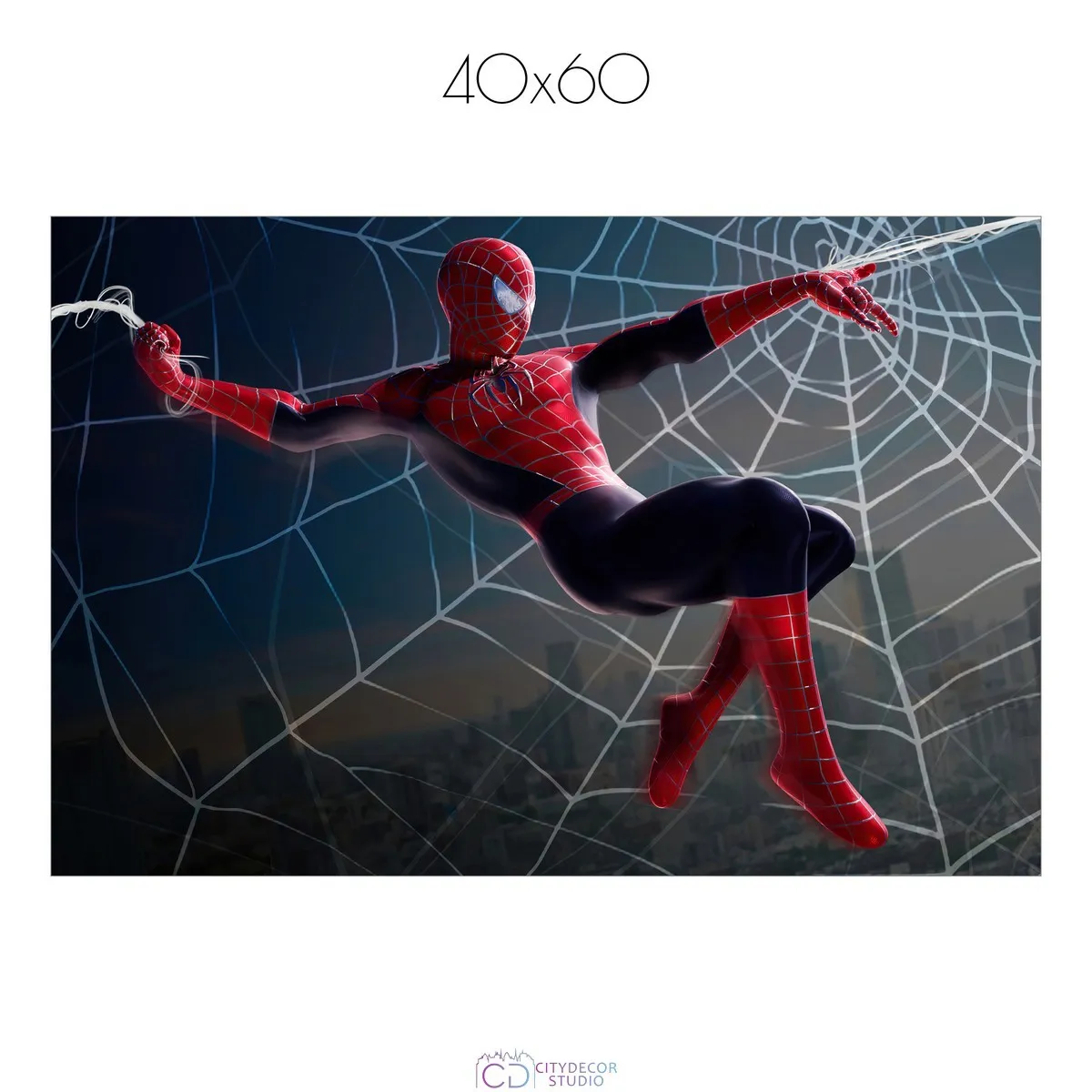 Постер Citydecor Человек-паук арт. 27 (1 постер 40x60 см без рамы)