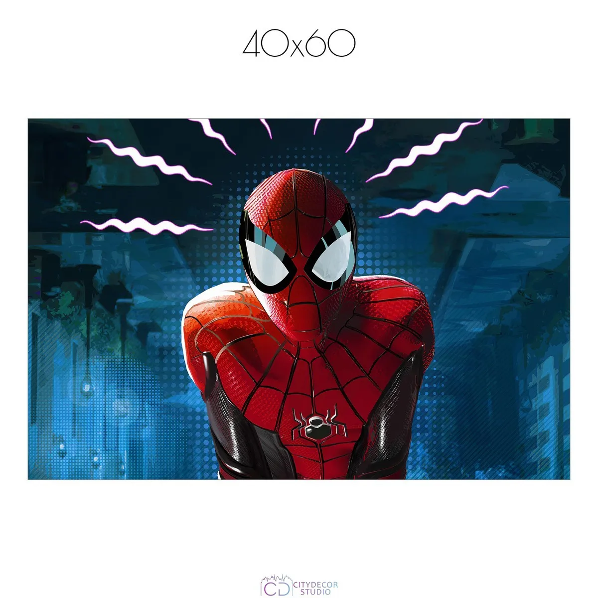 Постер Citydecor Человек-паук арт. 47 (1 постер 40x60 см без рамы)