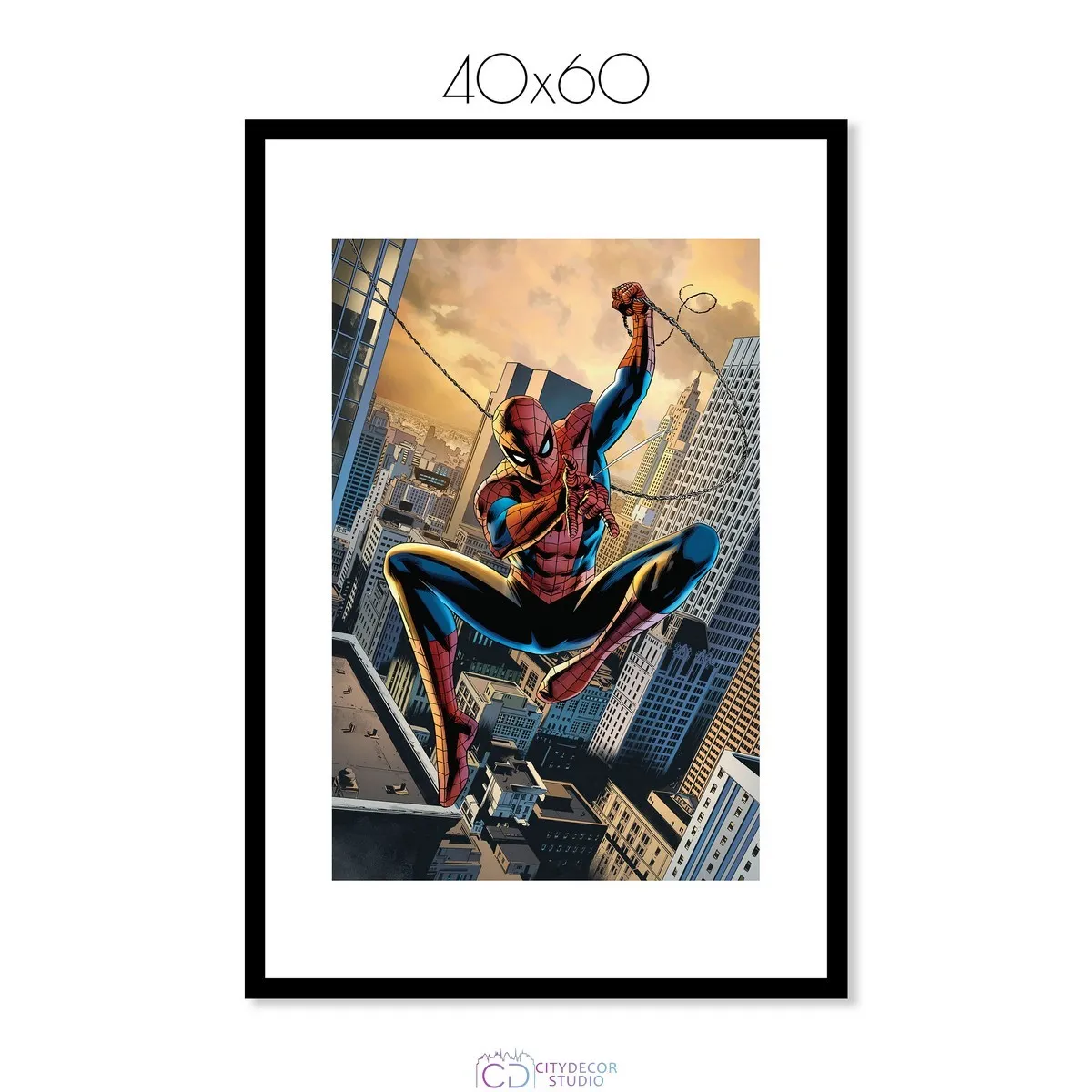 Постер Citydecor Человек-паук арт. 7 (1 постер 40x60 см без рамы)