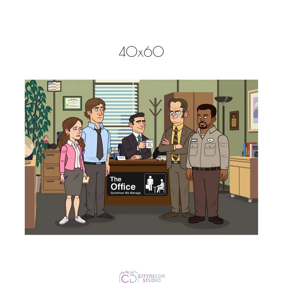 Постер Citydecor The Office арт. 8 (1 постер 40x60 см без рамы)