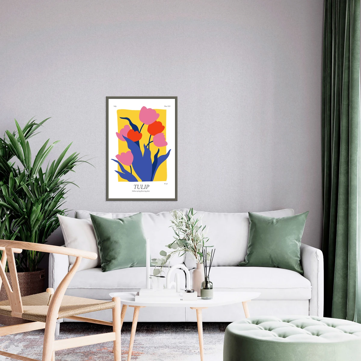 Постер Citydecor Tulip (1 постер 40x60 см без рамы)