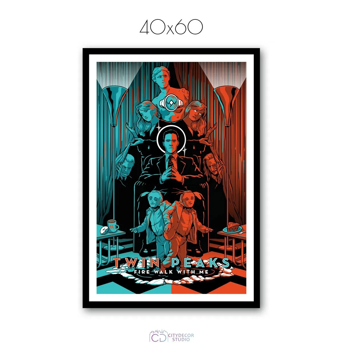 Постер Citydecor Твин Пикс арт. 5 (1 постер 40x60 см без рамы)