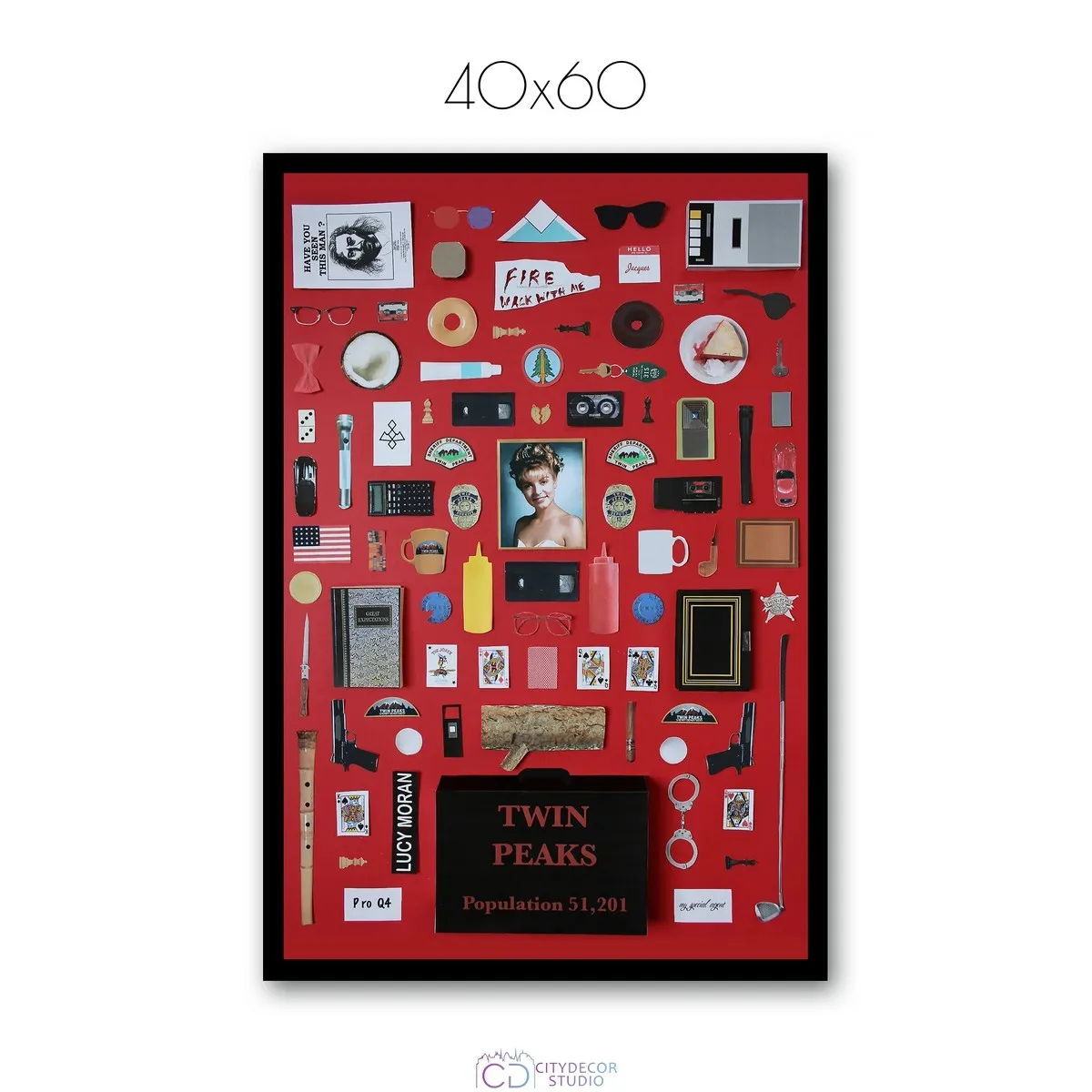 Постер Citydecor Твин Пикс арт. 9 (1 постер 40x60 см без рамы)