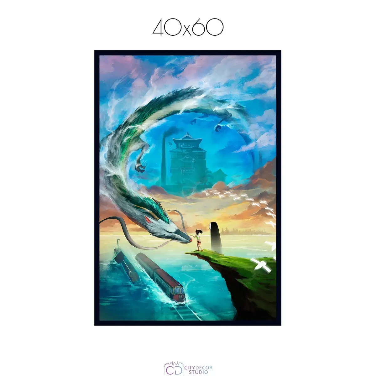 Постер Citydecor Унесённые призраками арт. 11 (1 постер 40x60 см без рамы)
