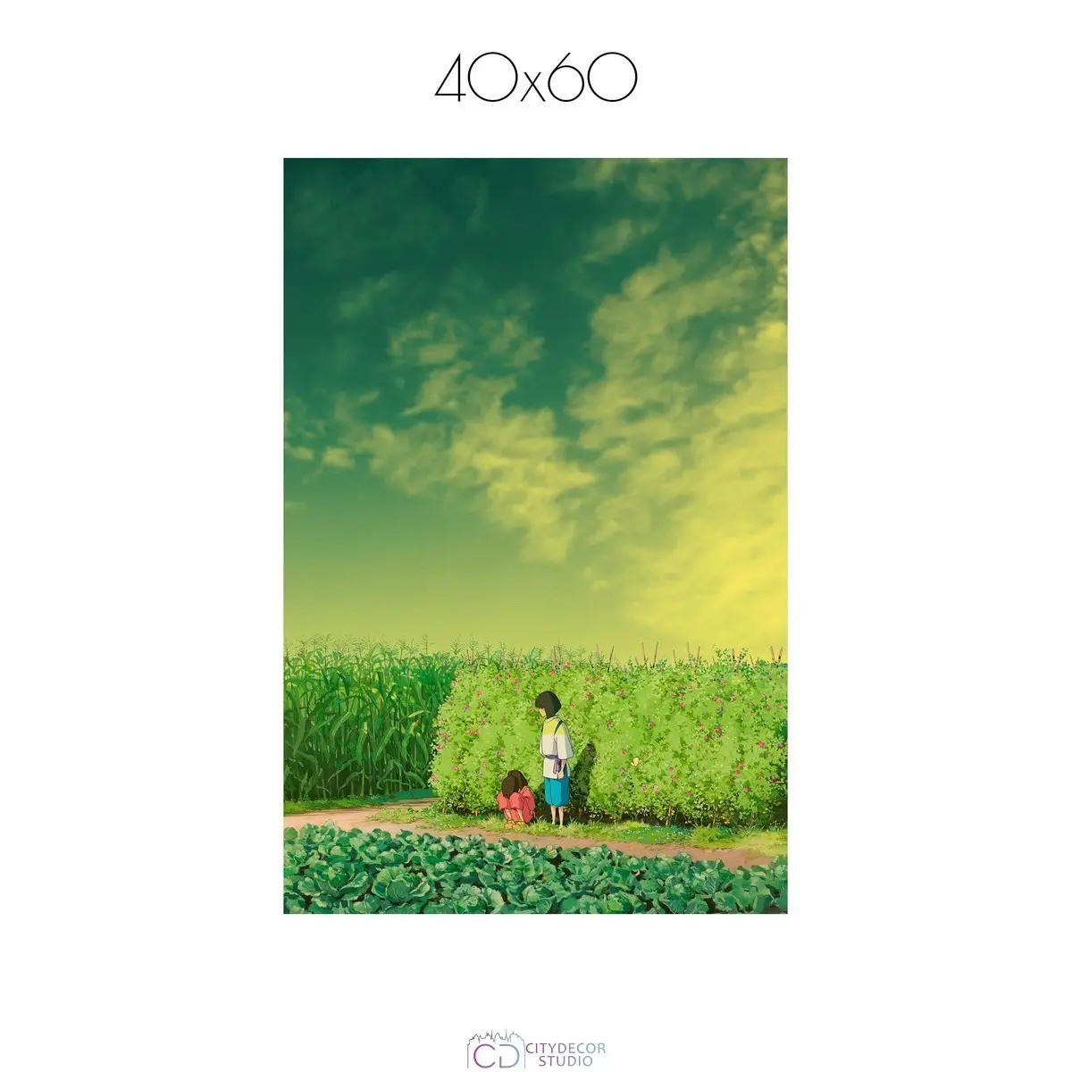 Постер Citydecor Унесённые призраками арт. 8 (1 постер 40x60 см без рамы)