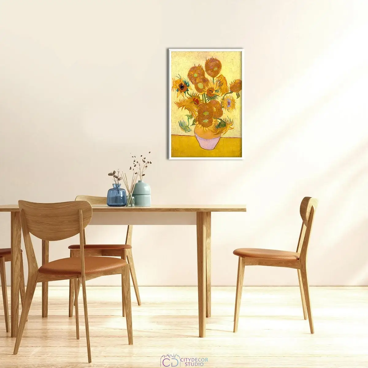 Постер Citydecor "Подсолнух", Винсент ван Гог. Репродукция (1 постер 40x60 см без рамы)