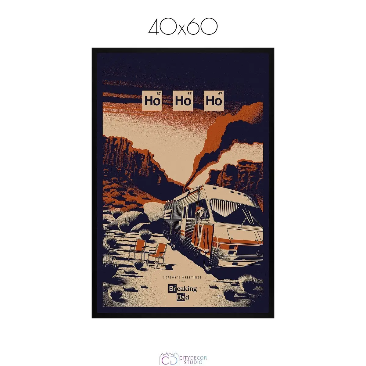 Постер Citydecor Во все тяжкие арт. 13 (1 постер 40x60 см без рамы)