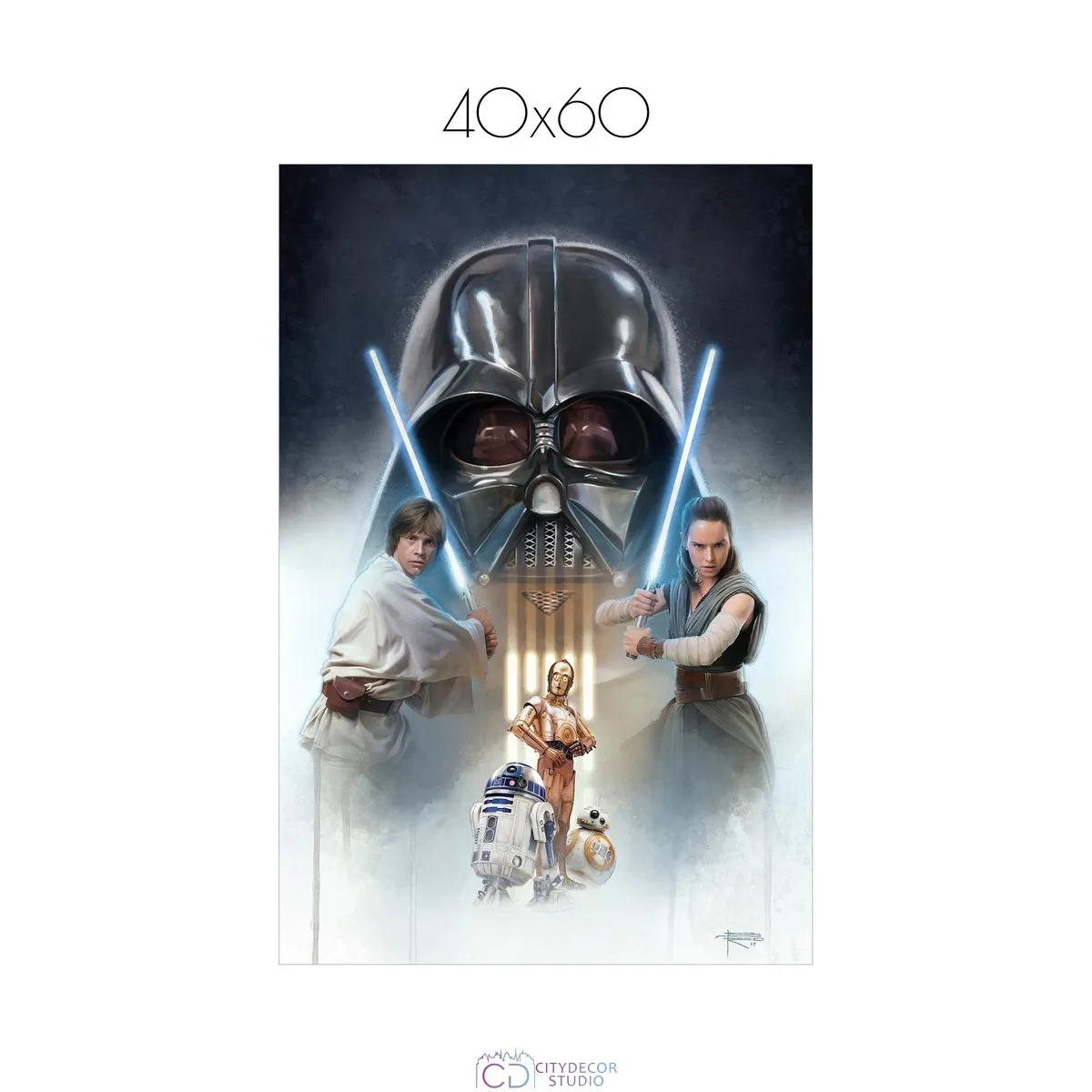 Постер Citydecor Звездные воины арт. 19 (1 постер 40x60 см без рамы)