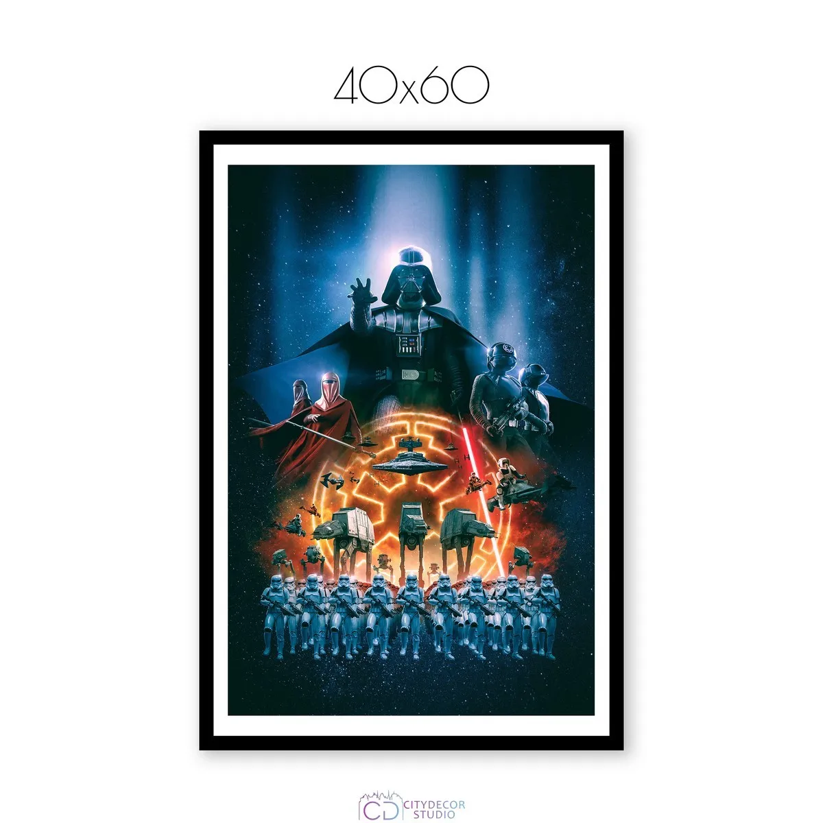 Постер Citydecor Звездные воины арт. 2 (1 постер 40x60 см без рамы)