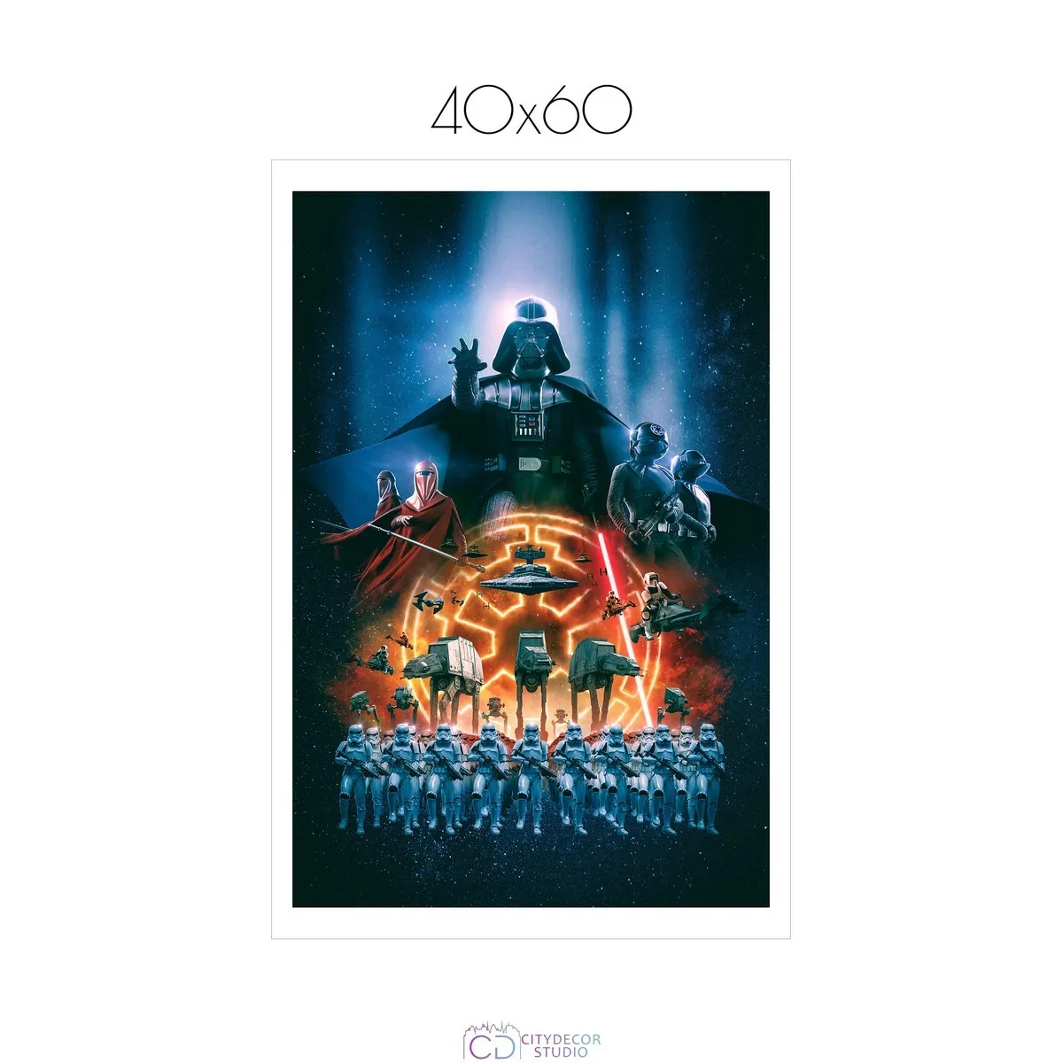 Постер Citydecor Звездные воины арт. 2 (1 постер 40x60 см без рамы)