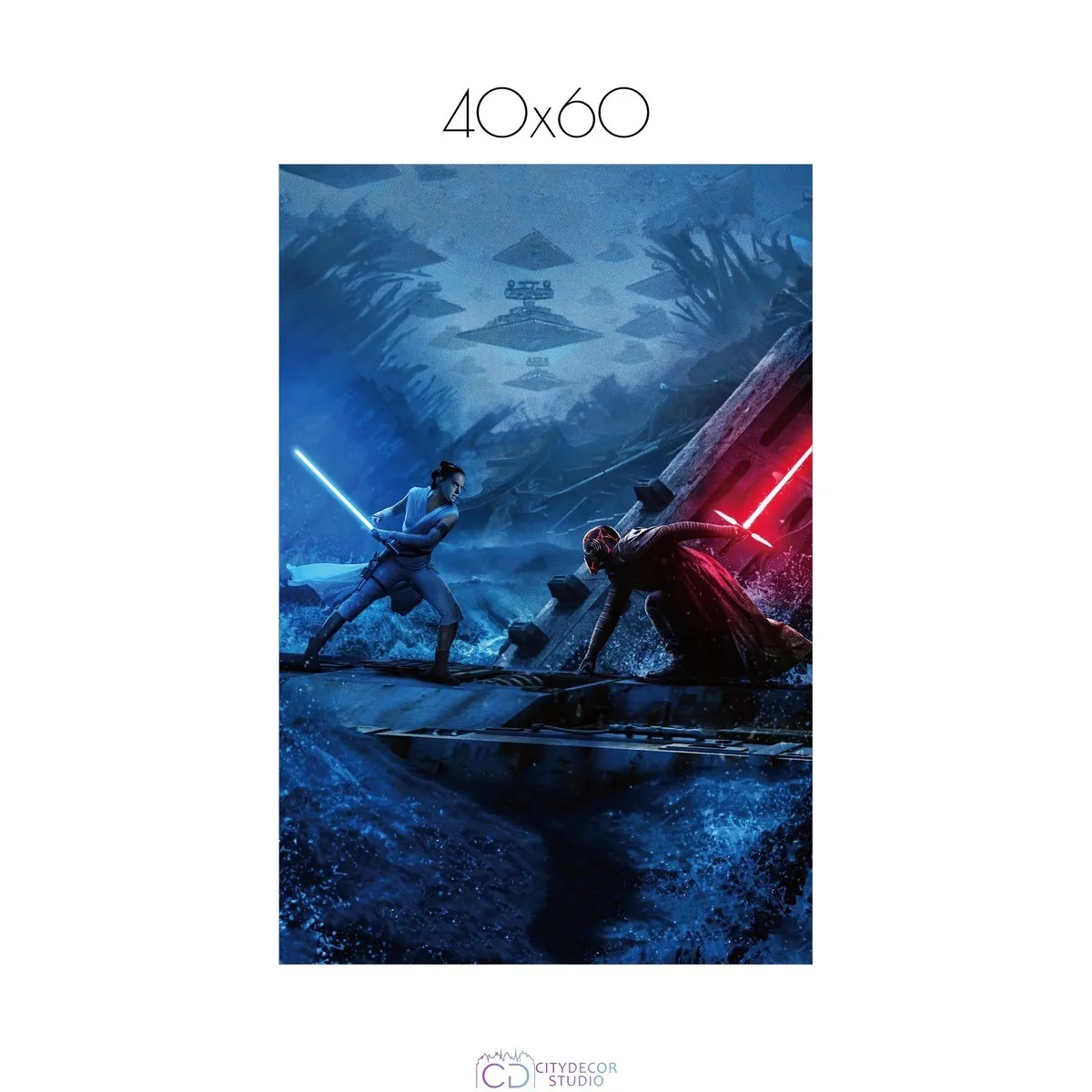 Постер Citydecor Звездные воины арт. 6 (1 постер 40x60 см без рамы)
