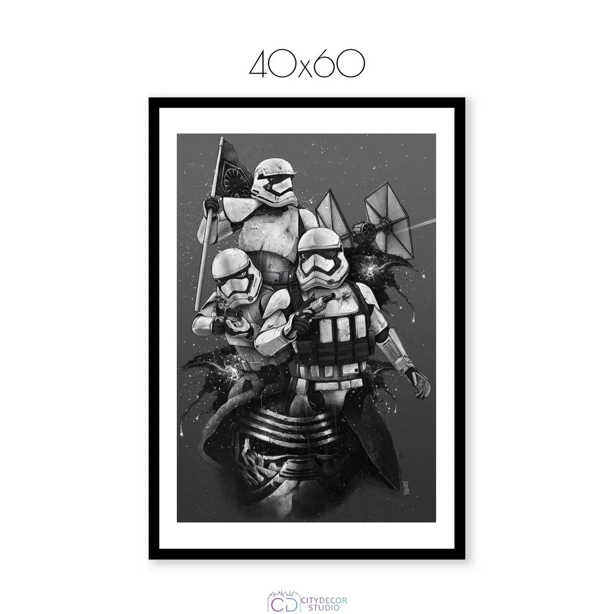 Постер Citydecor Звездные воины арт. 9 (1 постер 40x60 см без рамы)