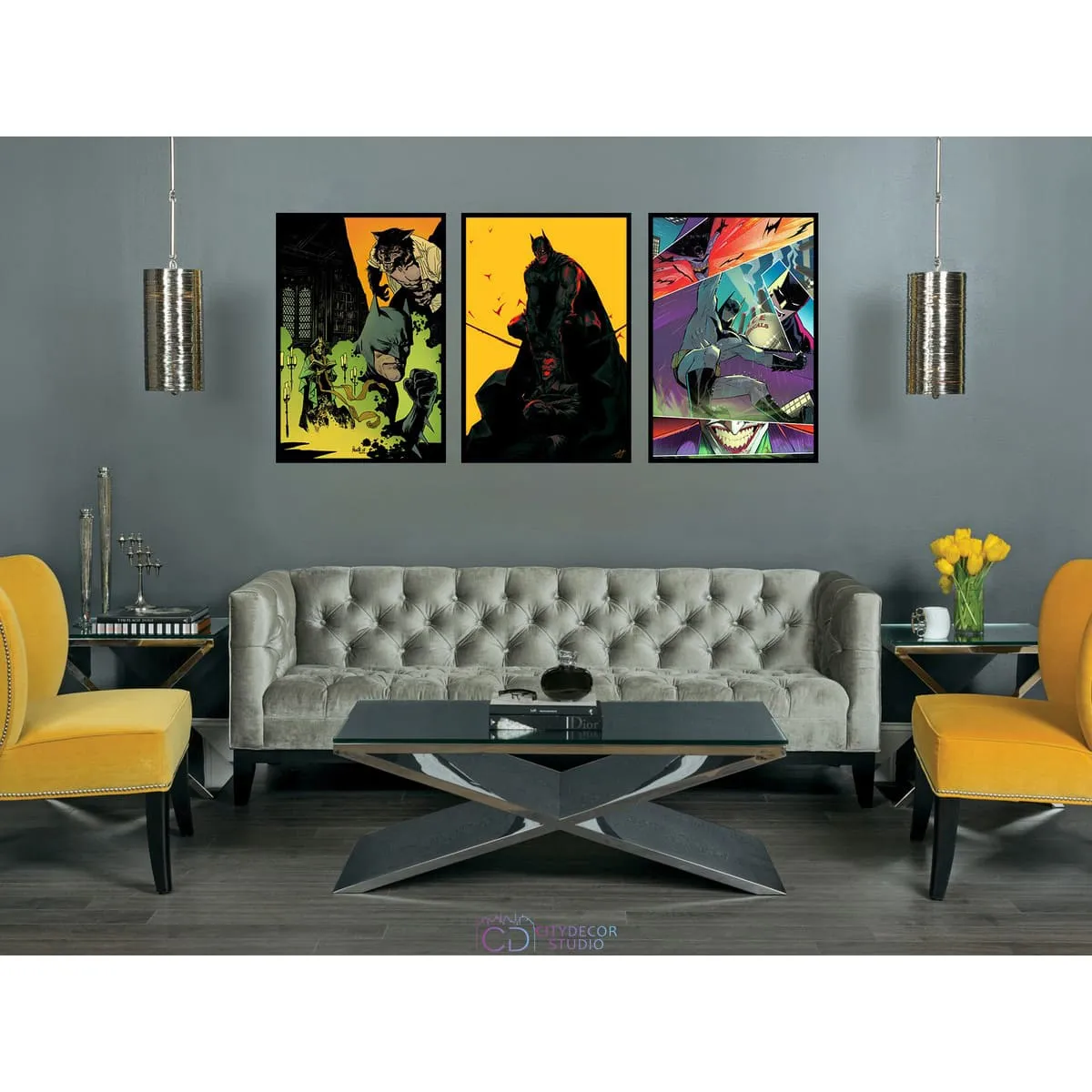 Набор постеров Citydecor Batman арт. 1 (3 постера размером 40x60 см без рам)