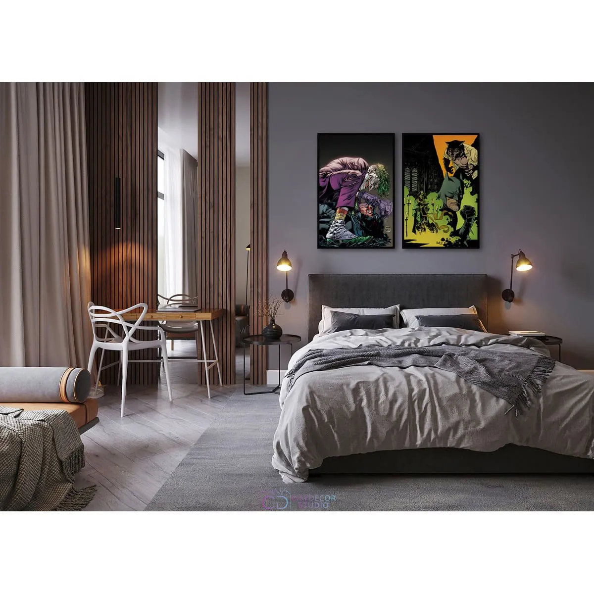 Набор постеров Citydecor Batman арт. 3 (2 постера размером 40x60 см без рам)