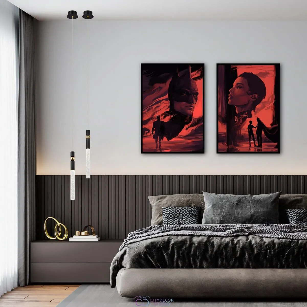 Набор постеров Citydecor Batman арт. 4 (2 постера размером 40x60 см без рам)