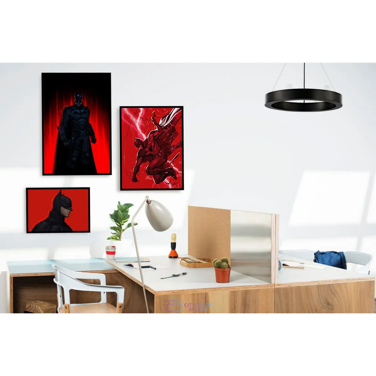 Набор постеров Citydecor Batman арт. 8 (по 1 постеру размером 21x30, 30x40 и 40x60 см без рам)