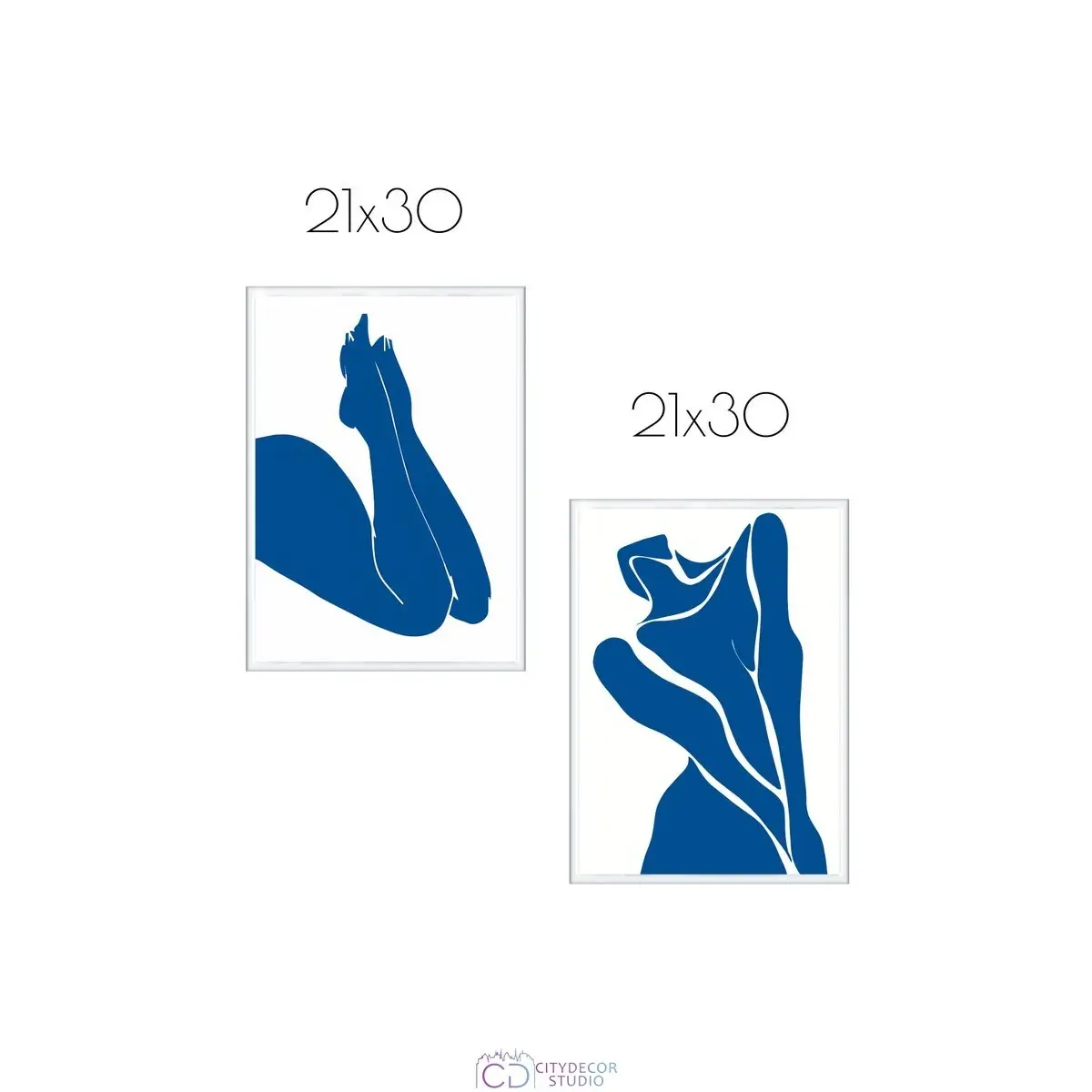 Набор постеров Citydecor Body арт. 2 (2 постера размером 21x30 см без рам)