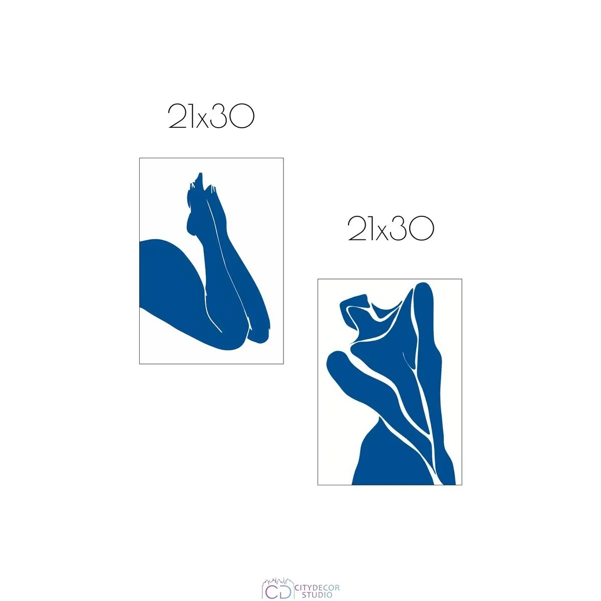 Набор постеров Citydecor Body арт. 2 (2 постера размером 21x30 см без рам)