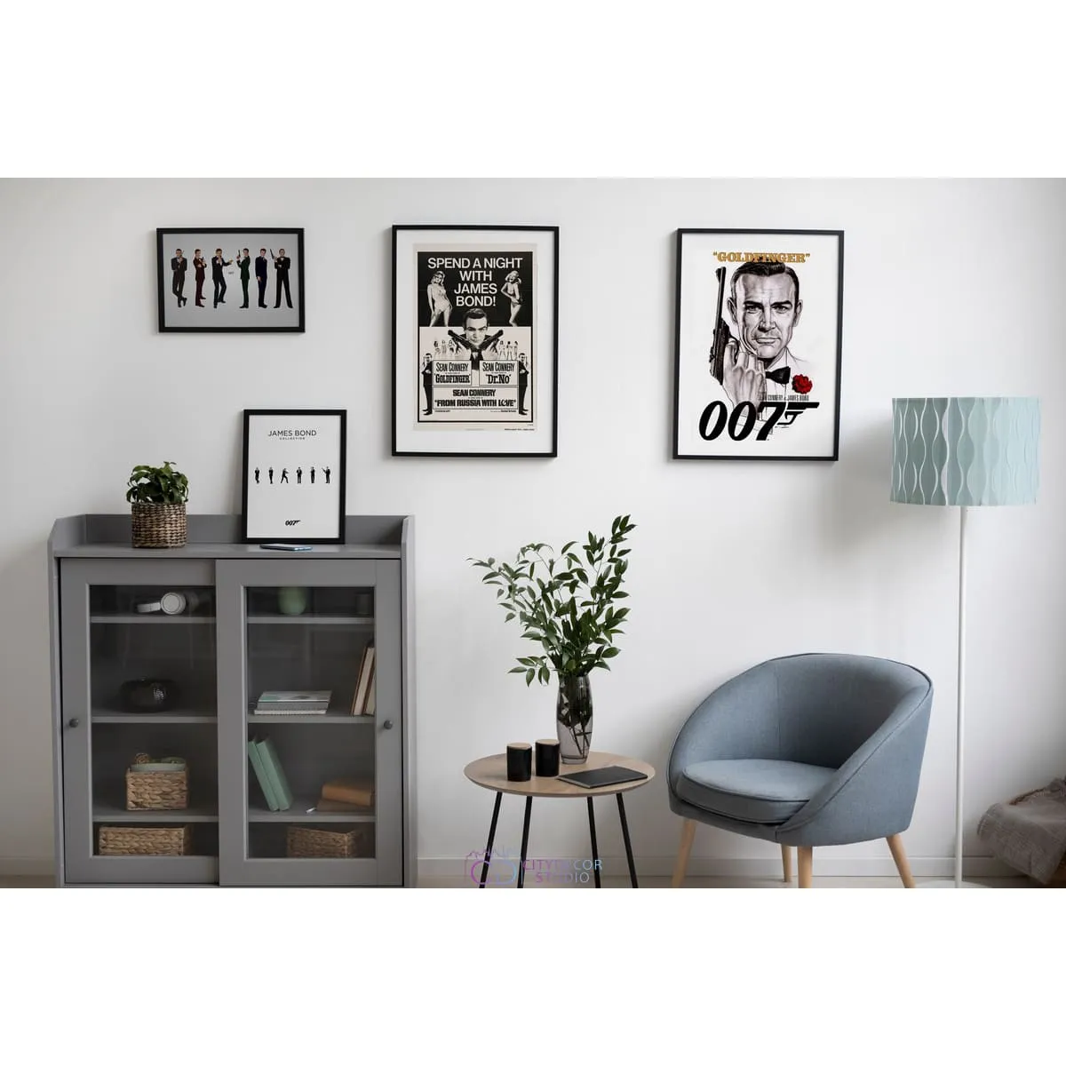 Набор постеров Citydecor Джеймс Бонд арт. 1 (по 2 постера размером 21x30 и 30x40 см без рам)